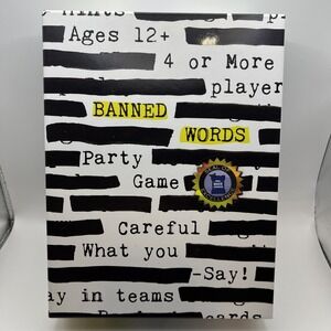 Banned Words Party Game 2017 Wonder Forge 100% COMPLETE Adult Board Game